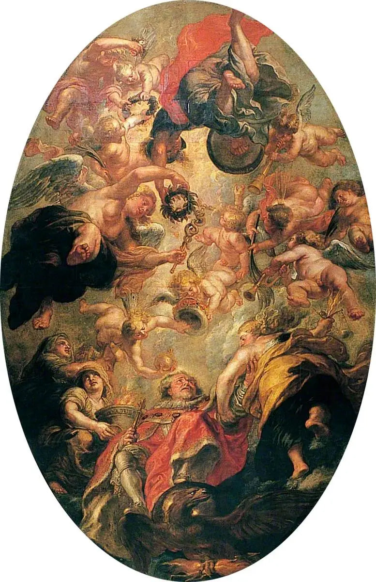 L'Apothéose di Jacques Ier - Peter Paul Rubens