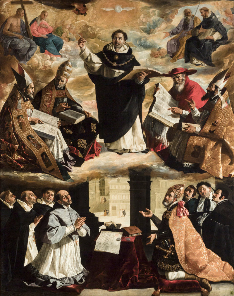 L'Apothéose di san Tommaso d'Aquino - Francisco de Zurbarán