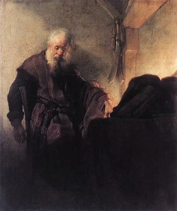 L'Apostolo Paolo al suo tavolo da lavoro - Rembrandt