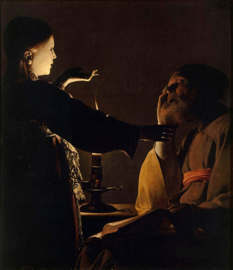 L'Apparizione dell'angelo a Giuseppe - Georges de La Tour