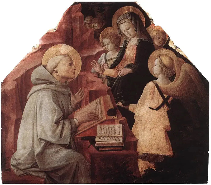 L'Apparizione della Vergine a san Bernardo - Fra Filippo Lippi