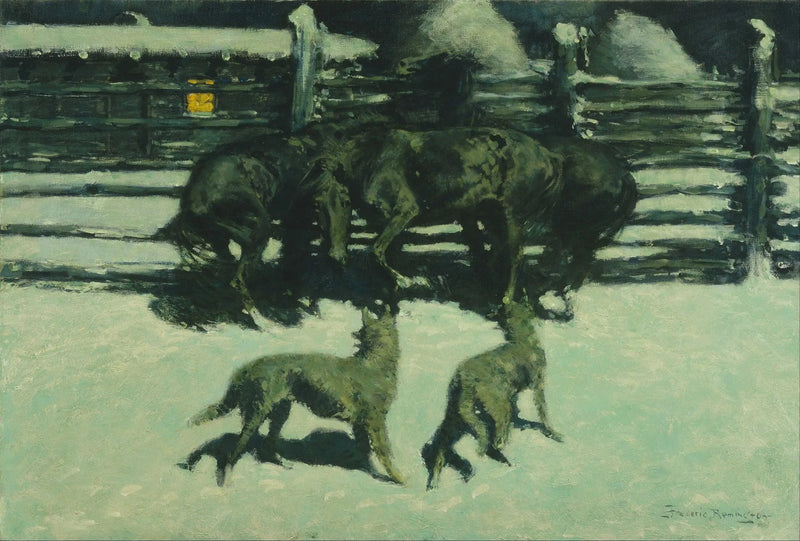L'appello all'aiuto - Frederic Remington
