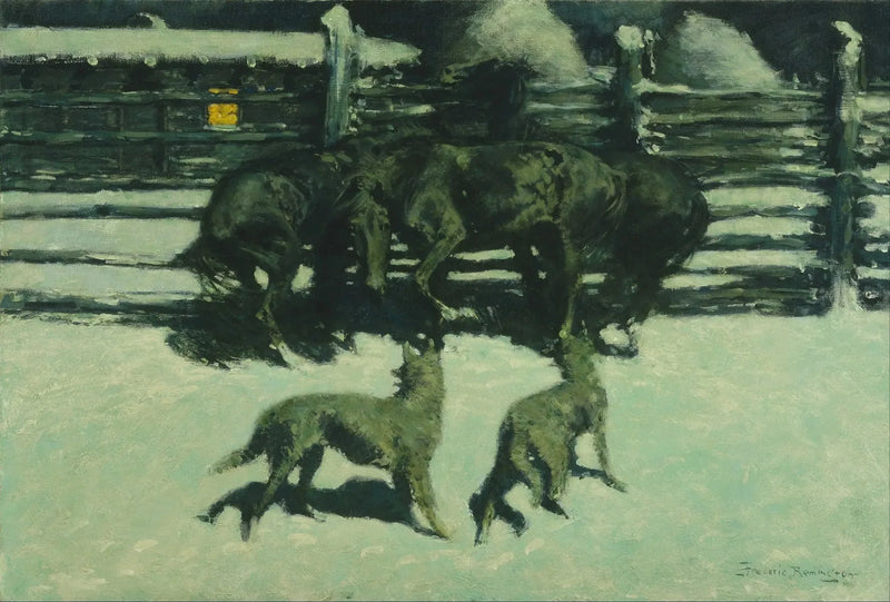 L'appello all'aiuto - Frederic Remington