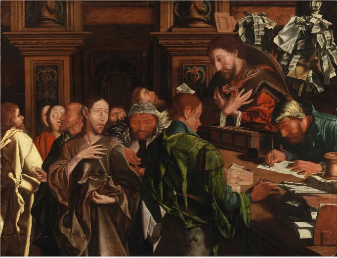 L'appello di san Matteo. - Marinus van Reymerswale