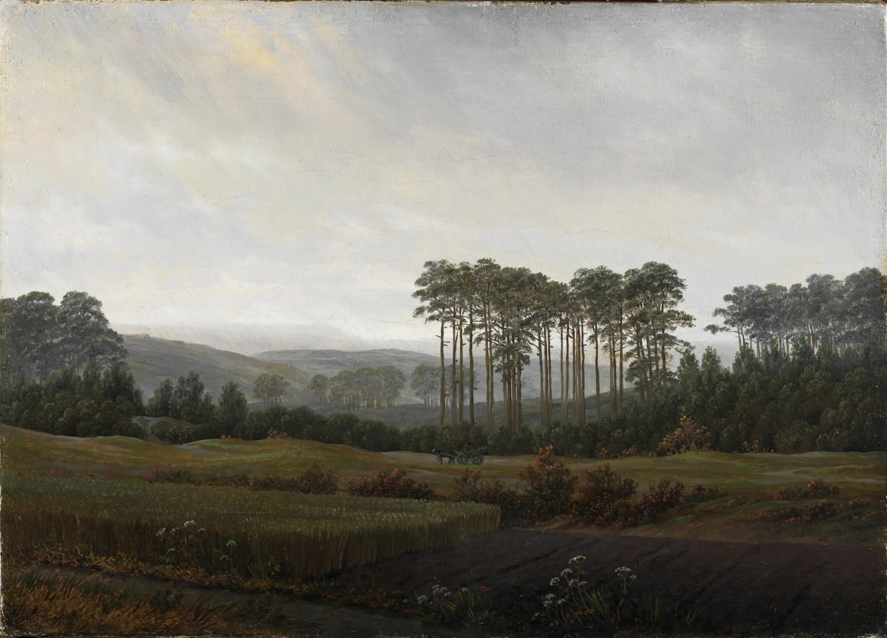 Reproduction du tableau « L'Après-midi - Caspar David Friedrich » par Alpha Reproduction en peinture à l’huile