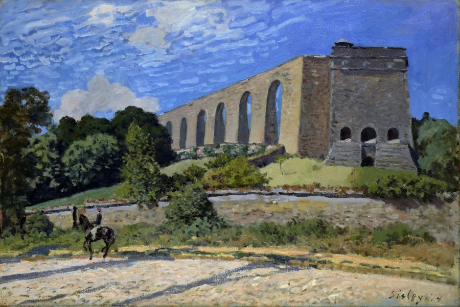 L'Acquedotto di Marly - Alfred Sisley