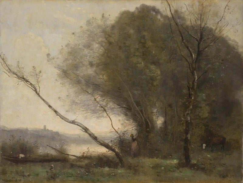 L'albero curvato - Jean-Baptiste Camille Corot