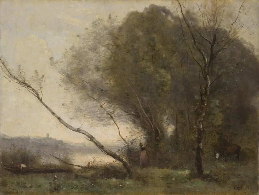 L'albero curvato - Jean-Baptiste Camille Corot