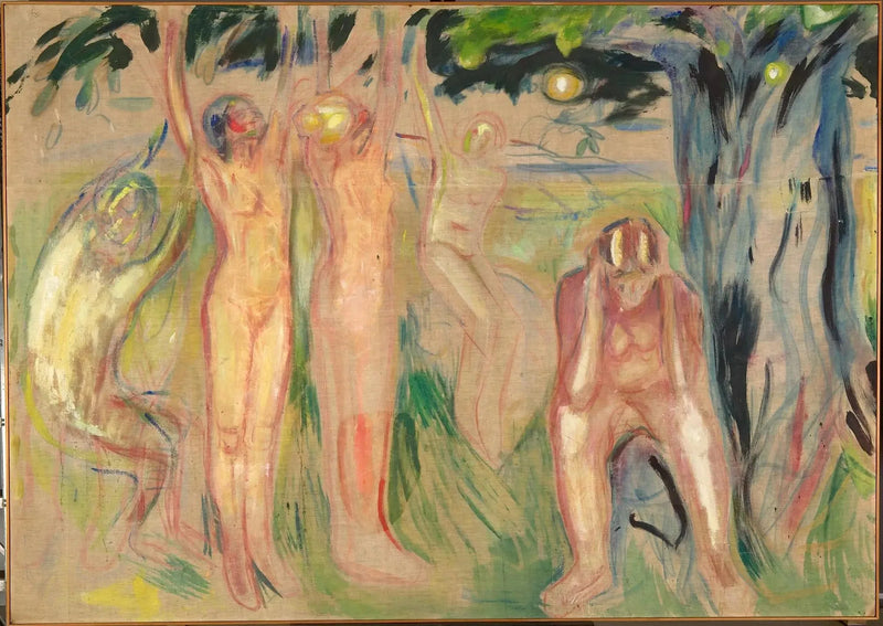 L'Albero della vita: parte sinistra - Edvard Munch