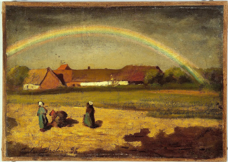 L'arc-en-ciel a Courrières - Jules Breton