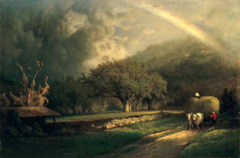 L'arc-en-ciel dans le colline del Berkshire - George Inness