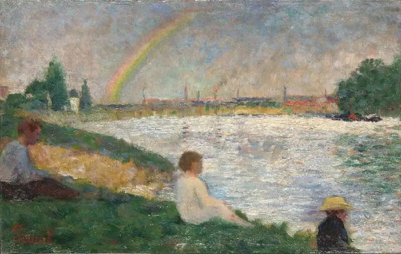 L'Arcobaleno : Studio per « Bagnanti ad Asnières » - Georges Seurat