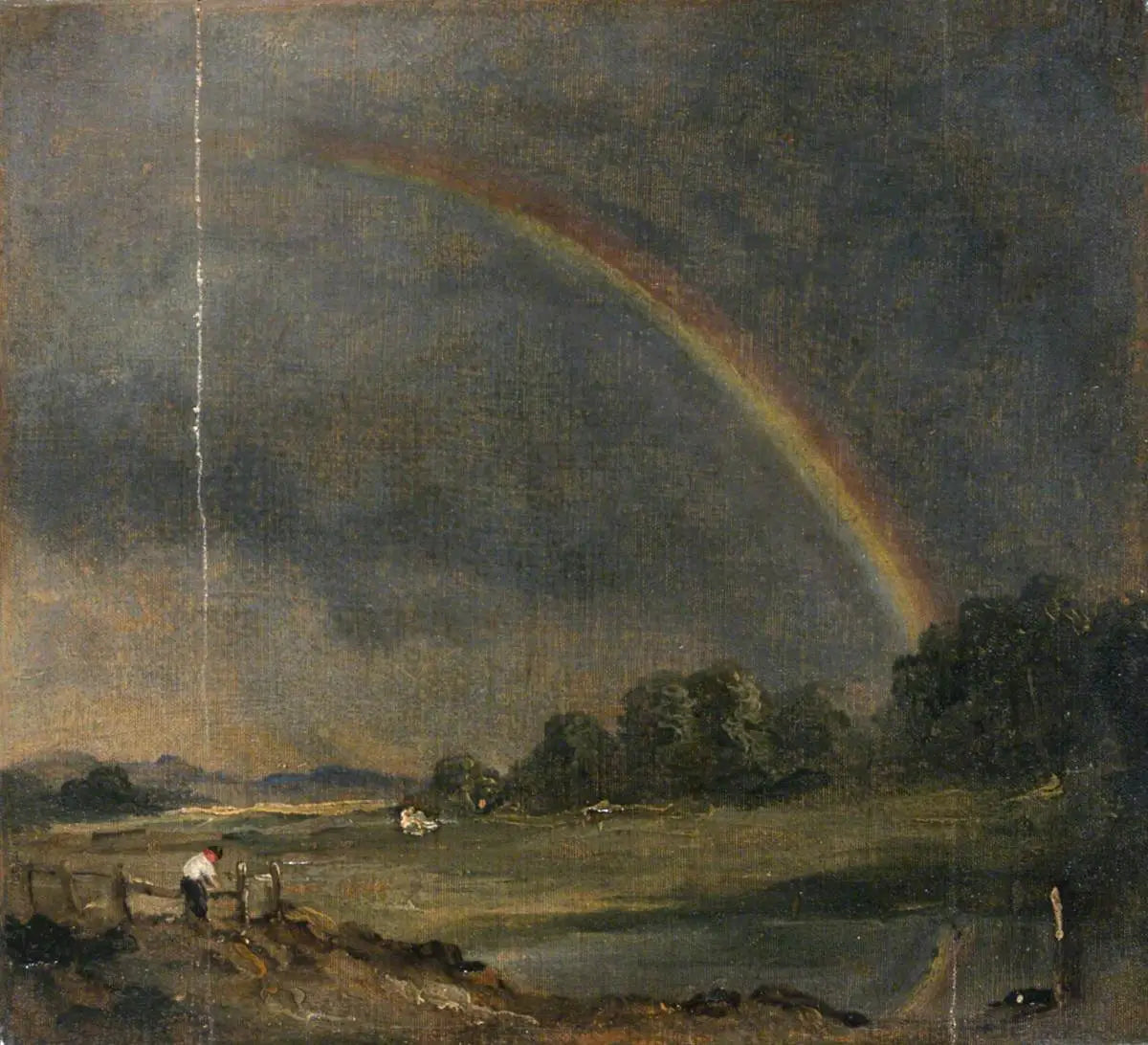 L'arc-en-ciel - John Constable image 1 copie de tableau peinte à la main