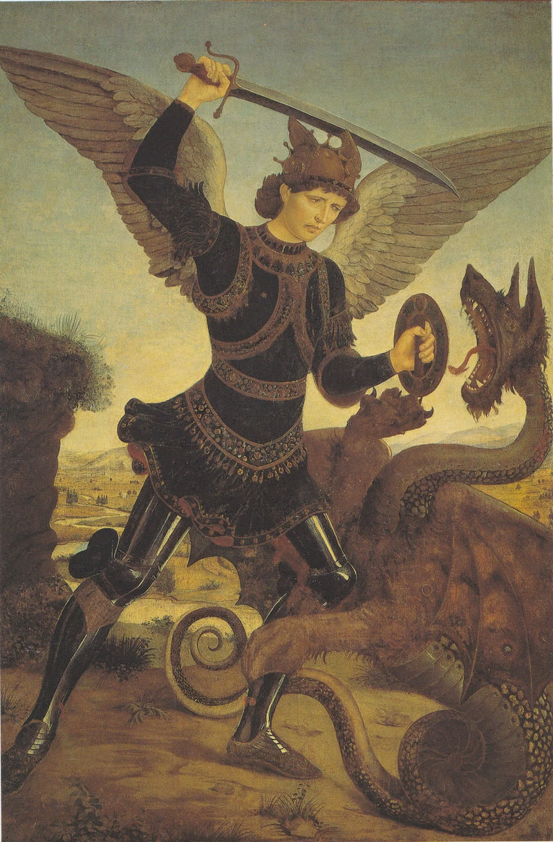 L'arcangelo Michele e il drago - Cosimo Tura