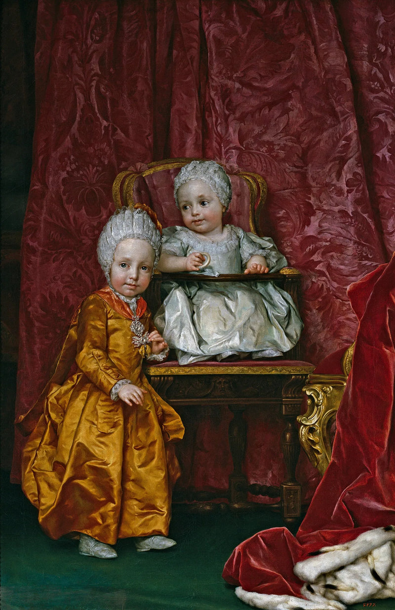 L'arciduca Ferdinando e l'arciduchessa Maria Anna d'Austria - Anton Raphael Mengs