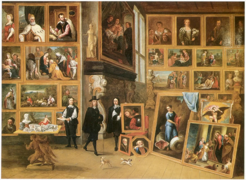 L'Archiduc Léopold-Guillaume dans sa galerie à Bruxelles - David Teniers il Giovane