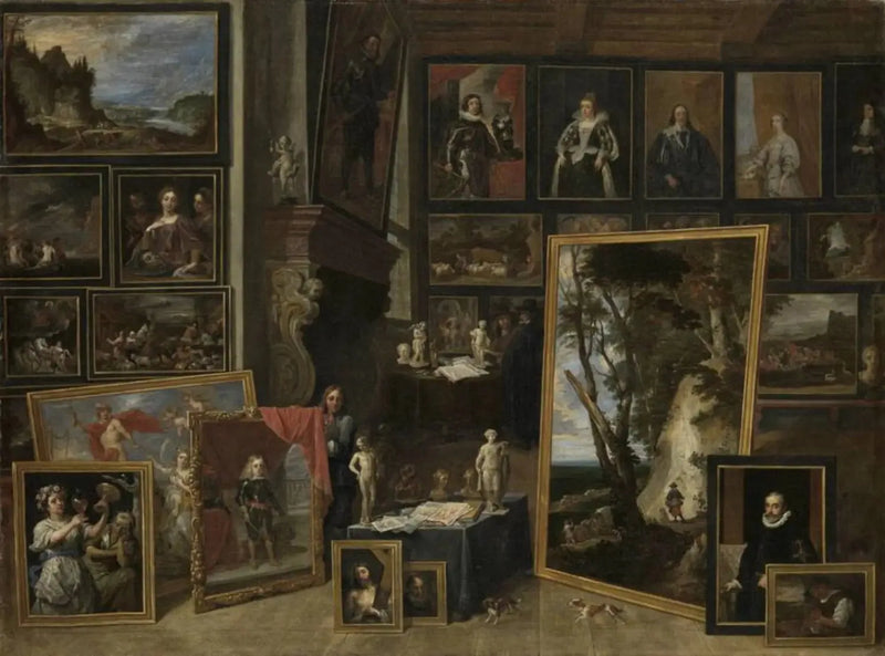 L'Archiduc Léopold-Guillaume dans sa galerie à Bruxelles (II) - David Teniers le Jeune