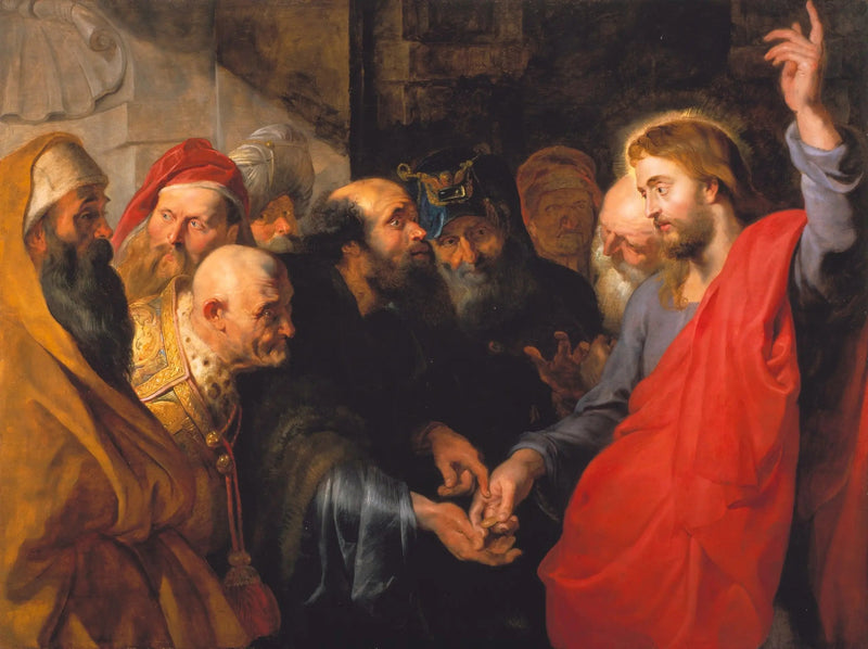 L'argent du tribut (Matthée 22:19) - Pietro Paolo Rubens