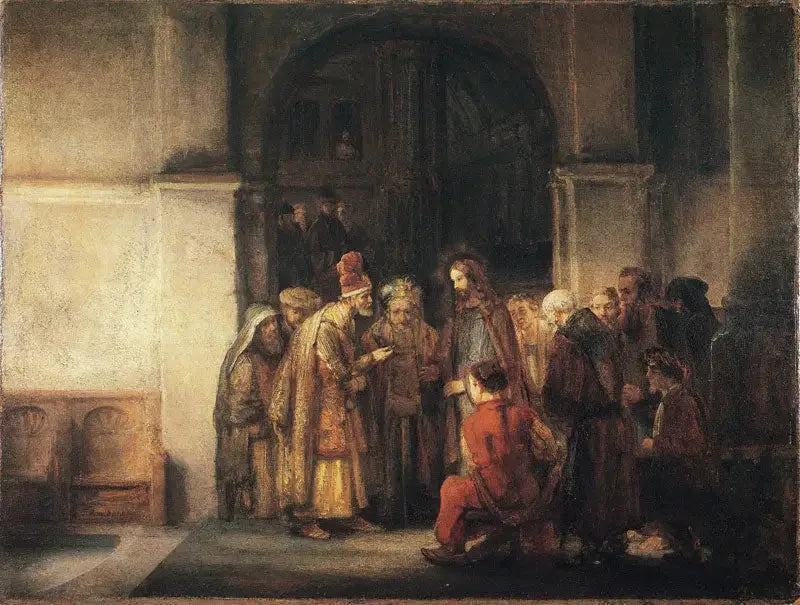 L'argento del tributo - Rembrandt
