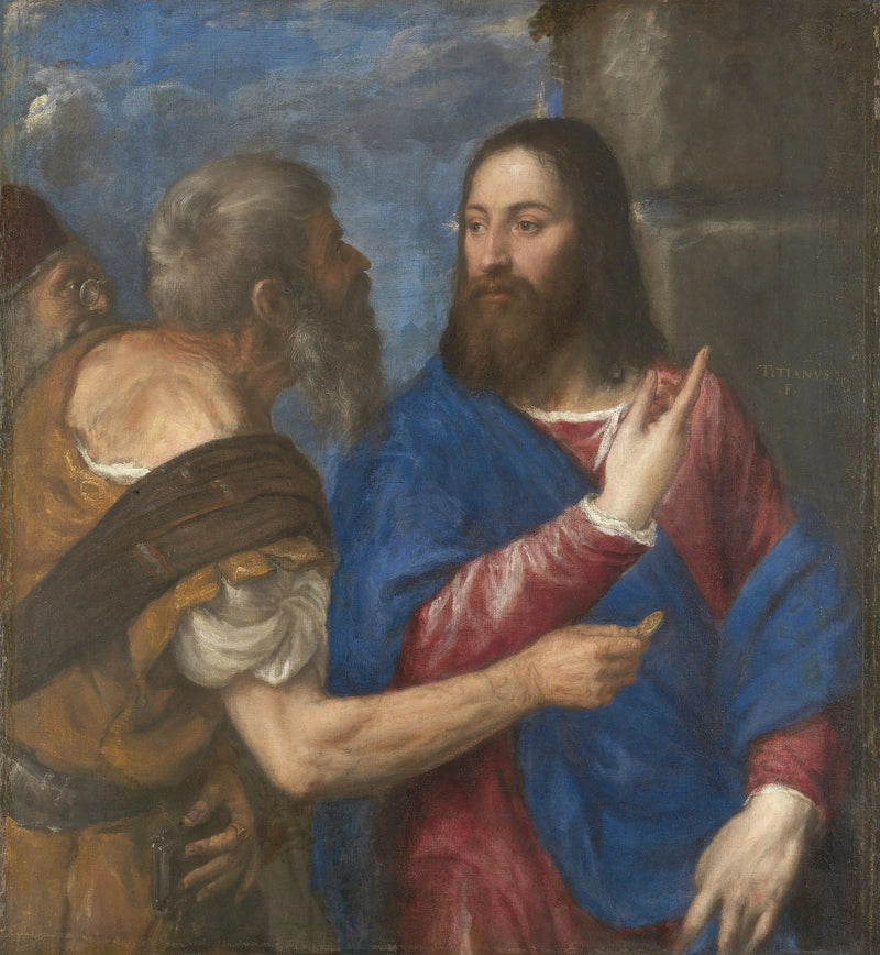 L'argent du tribut - Titian