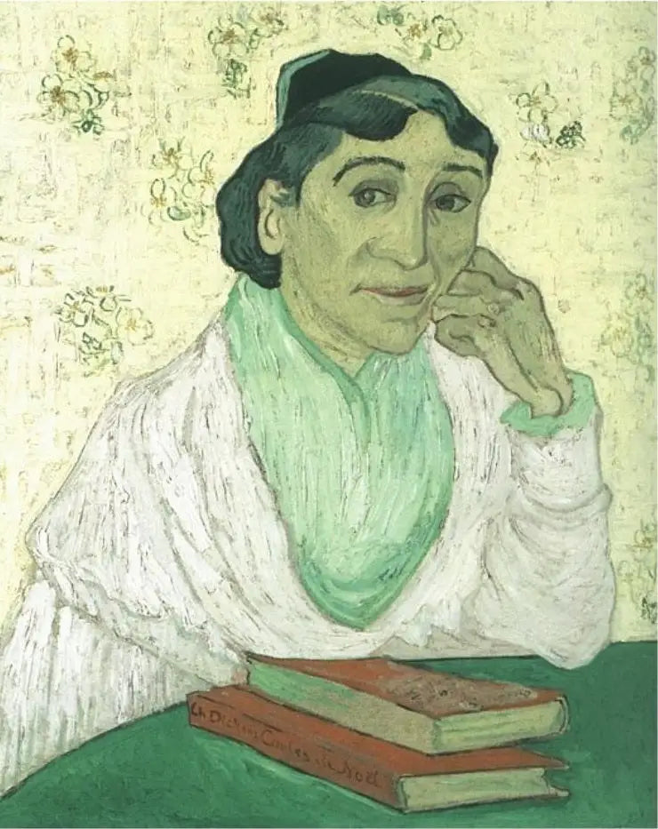 Reproduction du tableau « L'Arlésienne - Vincent van Gogh » par Alpha Reproduction en peinture à l’huile