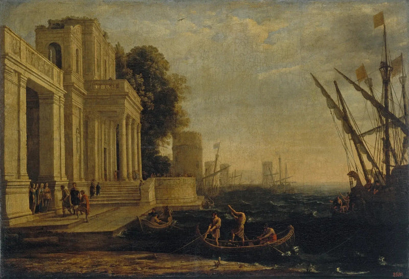 L'arrivée di Ulisse alla corte del re Lycomède - Claude Lorrain