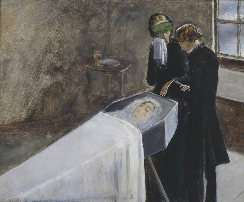L'artiste assistente al lutto di una giovane ragazza - John Everett Millais