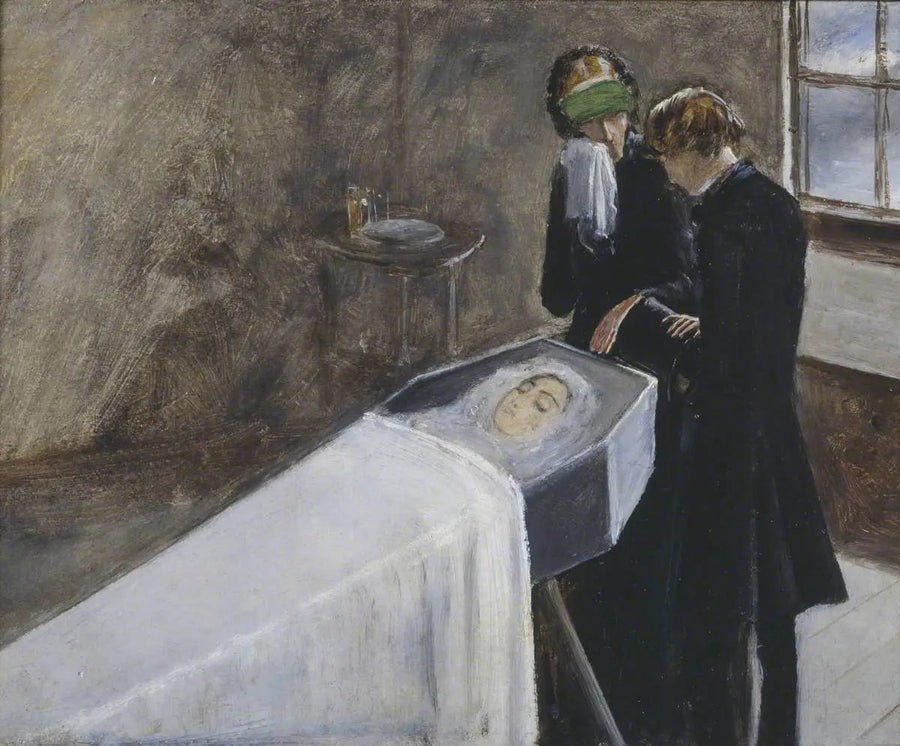 L'artiste assistente al lutto di una giovane ragazza - John Everett Millais