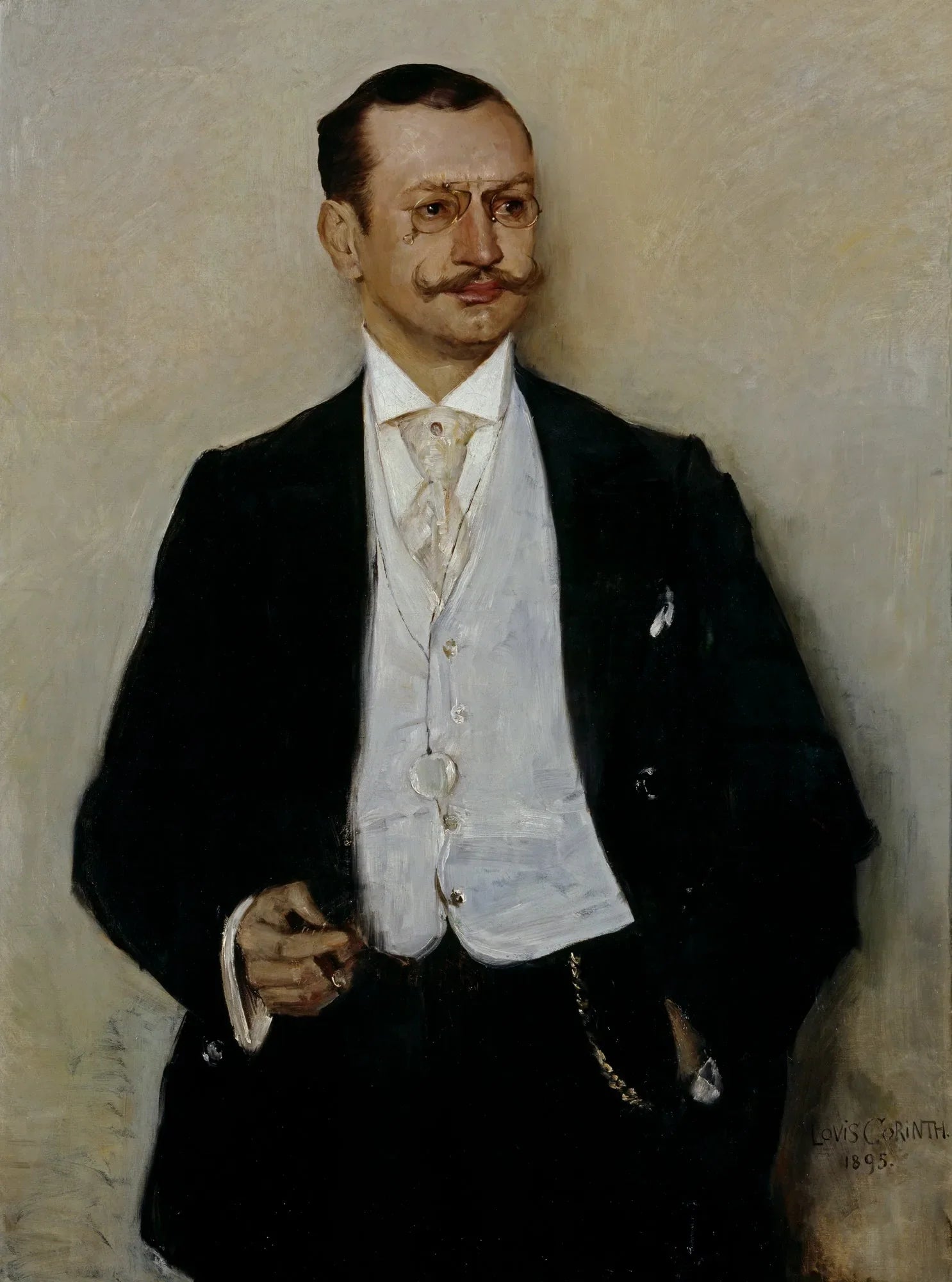 L'artiste Carl Strathmann - Lovis Corinth image 1 reproduction de peinture à l’huile