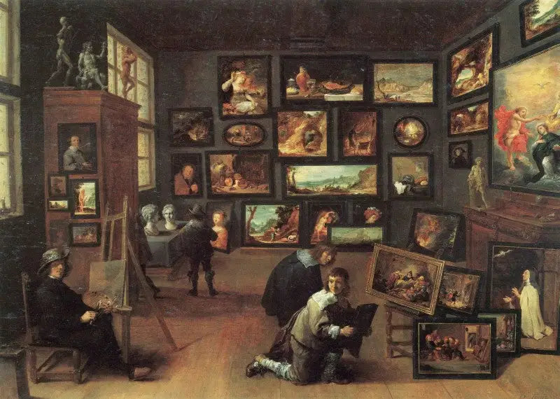 L'artista nel suo atelier - David Teniers il Giovane