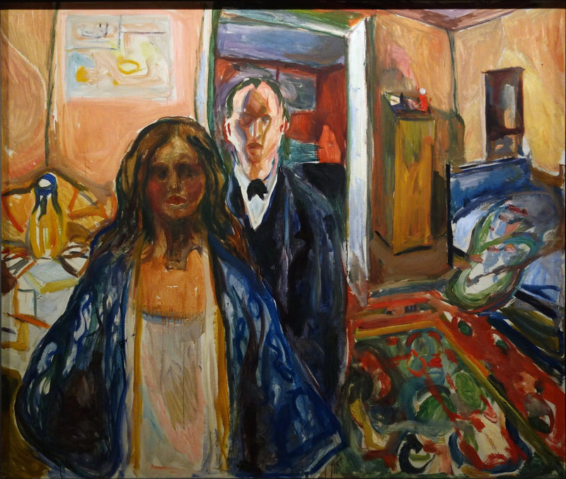 L'Artista e il suo modello - Edvard Munch
