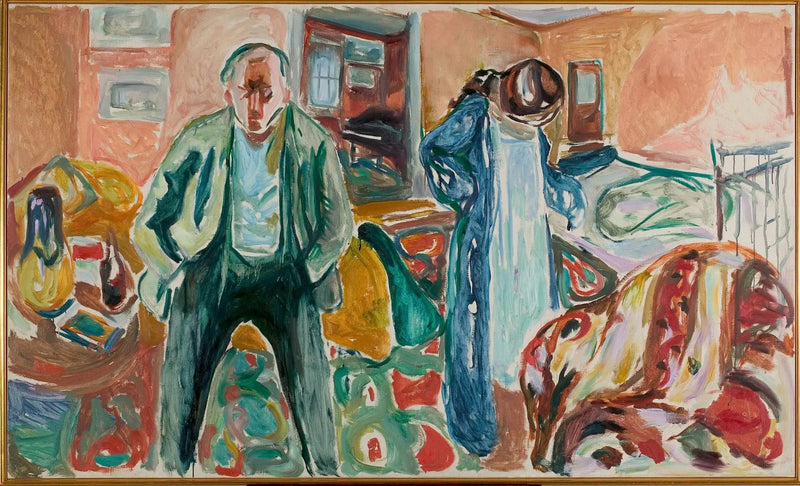 L'Artista e il suo modello - Edvard Munch