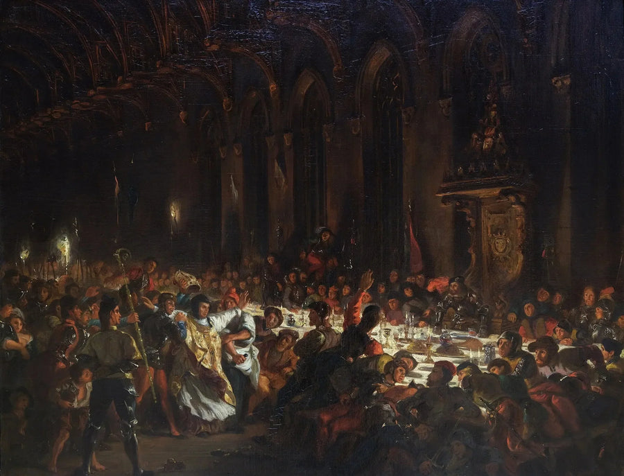 L'Assassinio dell'vescovo di Liegi - Eugène Delacroix