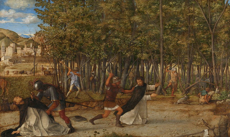 L'Assassinat de saint Pierre martyr - Giovanni Bellini