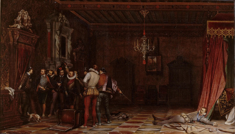 L'Assassinat du duca di Guise - Paul Delaroche