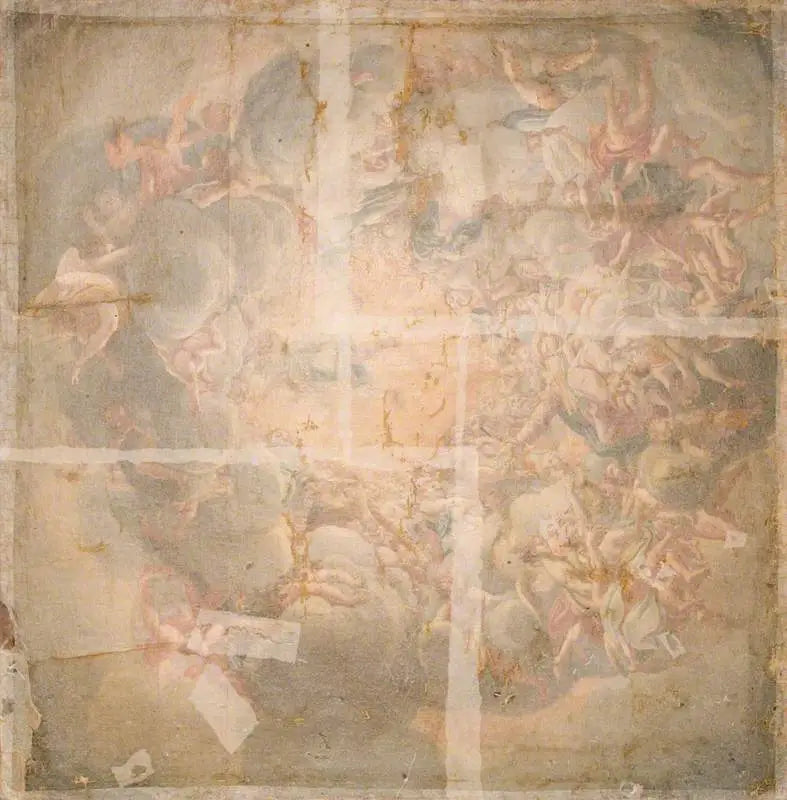 L'Assunzione della Vergine (copie della fresca della cupola della cattedrale di Parma) - Antonio da Correggio