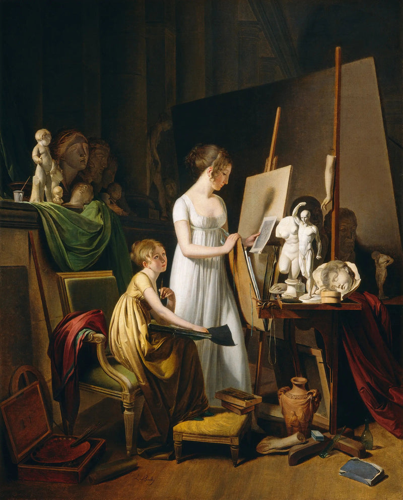 L'atelier di un pittore - Louis-Léopold Boilly
