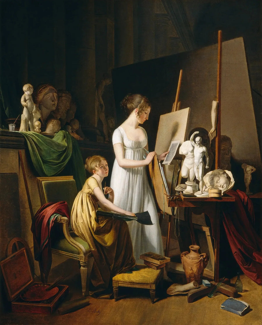 L'atelier di un pittore - Louis-Léopold Boilly