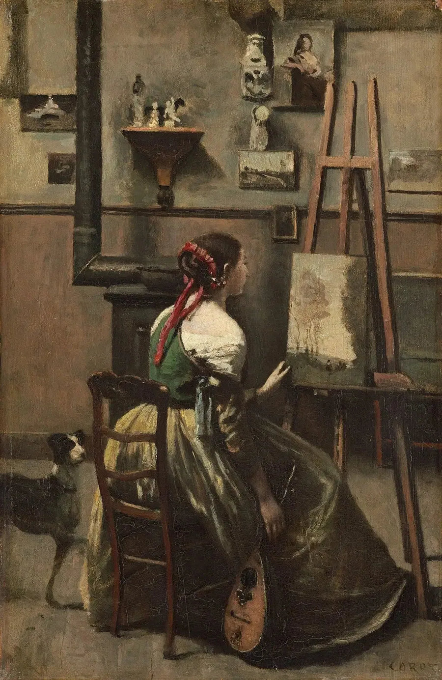 L'Atelier dell'artista - Jean-Baptiste Camille Corot