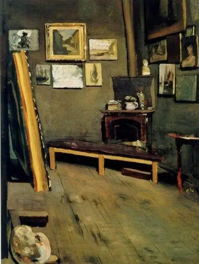 L'Atelier dell'artista, via Visconti - Frédéric Bazille