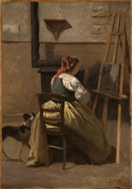 L'Atelier di Corot - Jean-Baptiste Camille Corot