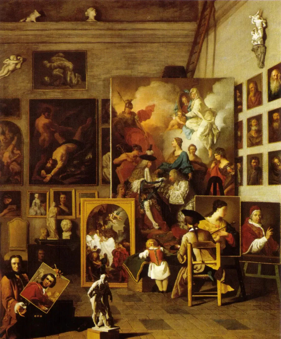 L'Atelier del pittore - Pierre Subleyras