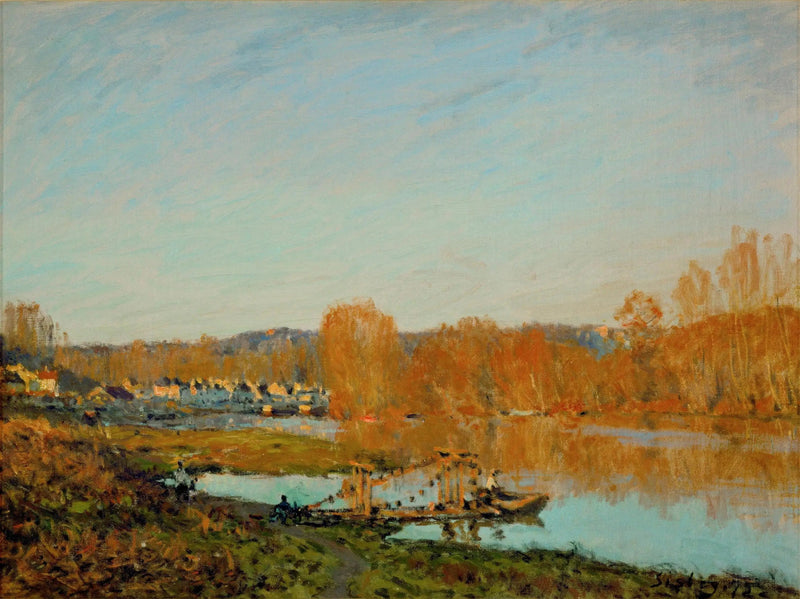 L'Autunno - Riva della Senna vicino a Bougival - Alfred Sisley