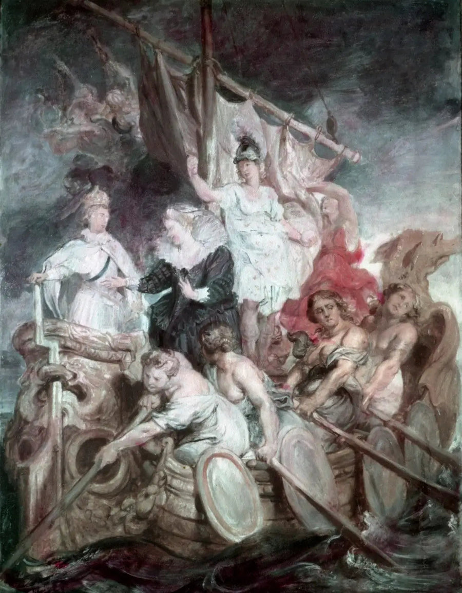 L'avènement della maggiore età di Luigi XIII - Peter Paul Rubens