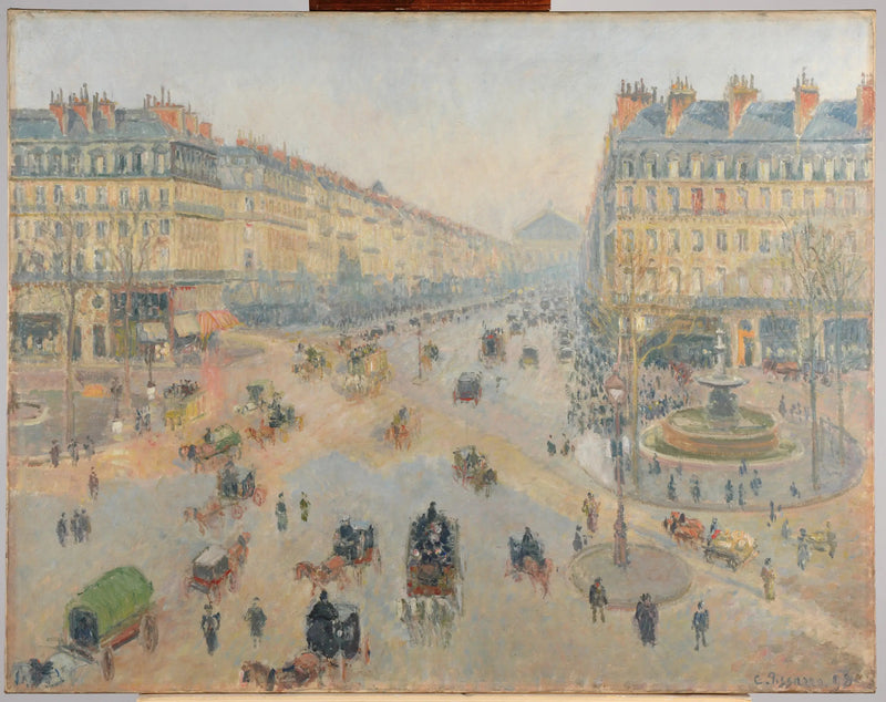 L'Avenue dell'Opéra - Camille Pissarro