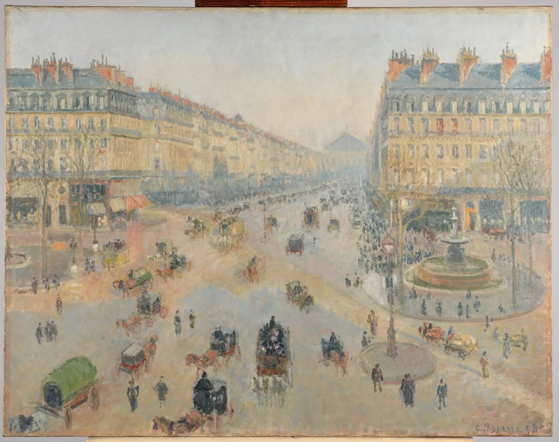 L'Avenue dell'Opéra - Camille Pissarro