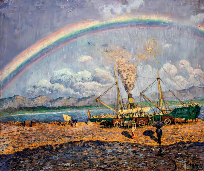 Il diluvio. Baia di Santoña - Dariño de Regoyos