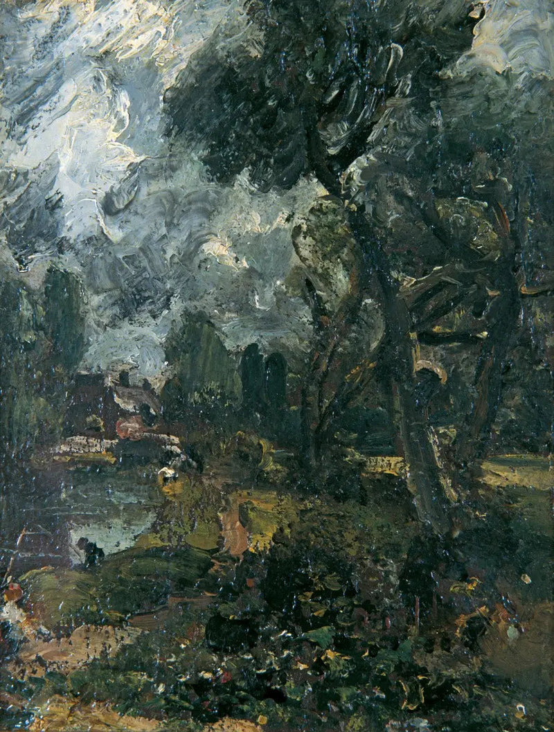 La chiusa di Flatford dal ponte - John Constable