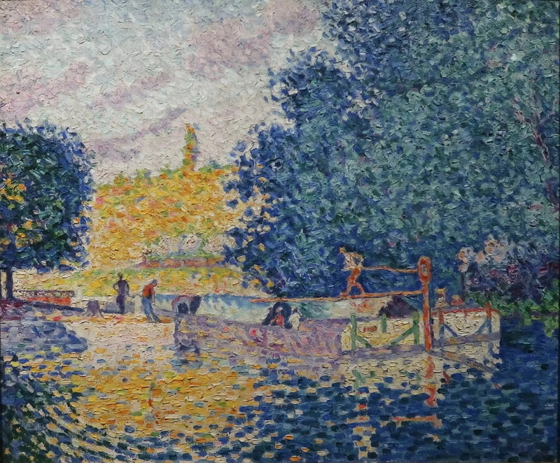 La chiusa di Samois - Paul Signac