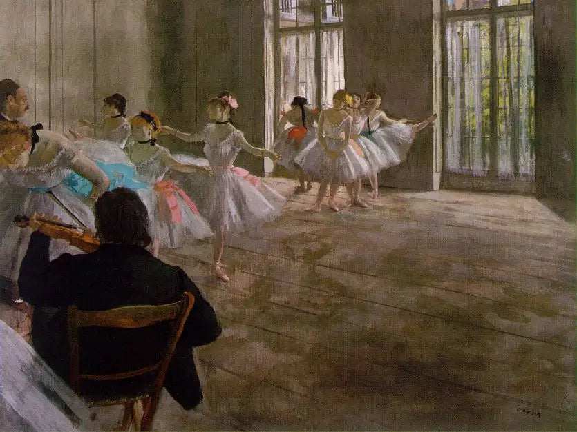 La scuola di danza. La ripetizione - Edgar Degas